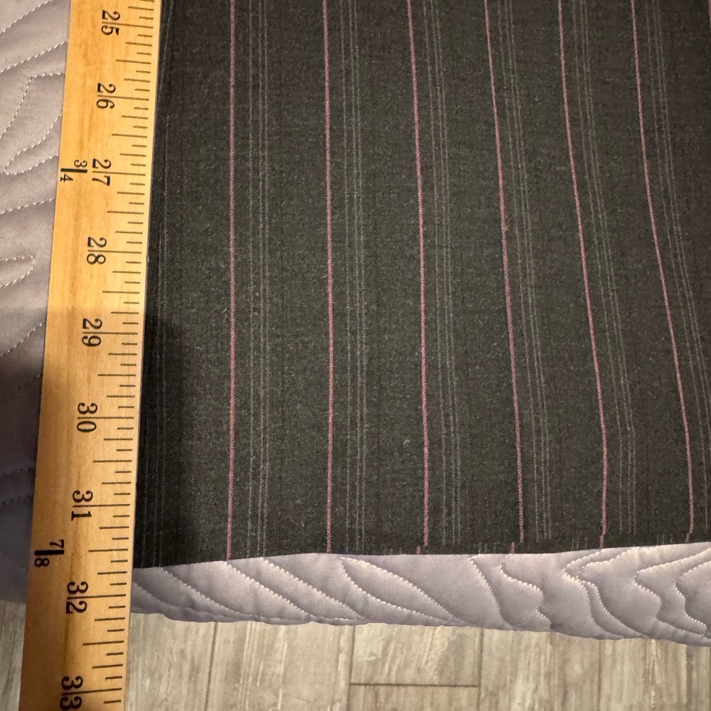 90’s Express Design Studio Black Pink & Gray Pinstripe Dress Pants Size 6 - Picture 5 of 5